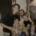 Picture of Tom with his wife and kids.